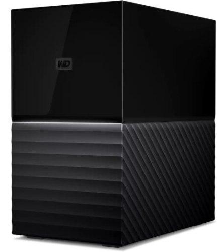 מערך אחסון שולחני Western Digital My Book Duo בנפח 44TB עם USB-C ו-RAID עד 360MB/s WDBFBE0440JBK-EES