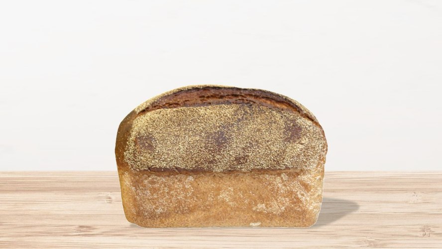 לחם שיפון מרובע 100% קמח שיפון
