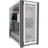 מארז CORSAIR 5000D AIRFLOW Tempered Glass White ATX