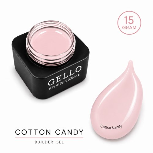 ג'ל בנייה 15 גרם-GELLO|Cotton Candy