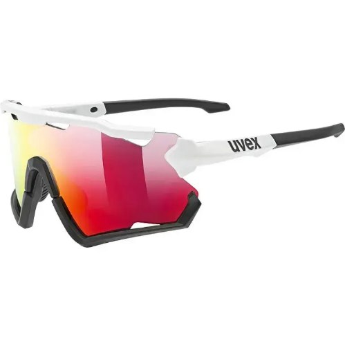 משקפי רכיבה יובקס לבן/אדום 228 UVEX משקפי רכיבת אופניים