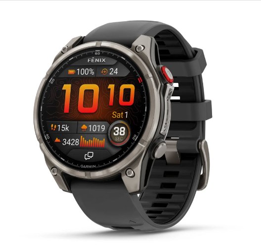 שעון חכם גרמין פניקס 8 פרו טיטניום Garmin Fenix 8 Pro AMOLED Sapphire 47mm