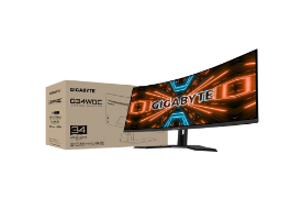 מסך גיימינג קעור GIGABYTE G34WQC 34" WQHD 144HZ 1MS