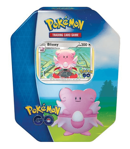 Pokemon TCG: Pokemon GO Blissey Gift Tin קלפי פוקימון גו TCG מקוריים מארז פח בליסי