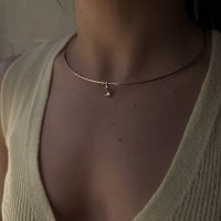 שרשרת פרינסס| שרשרת קשיחה | תליון טיפה