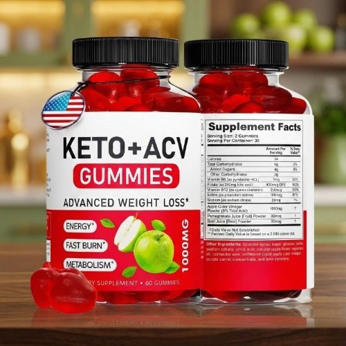 תוסף תזונה טבעי KetoACV Gummies המעניק תחושת שובע מפחית חשק למתוקים ומסייע לירידה מהירה וטבעית במשקל