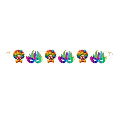 שרשרת ליצנים ומסיכות