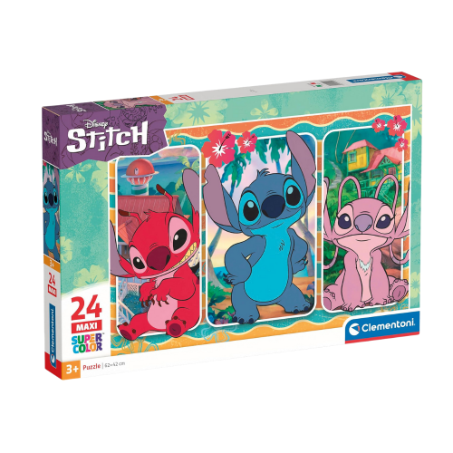 פאזל 24 מקסי דיסני סטיץ - Clementoni 24029