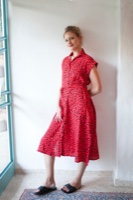 שמלת אמילי-אדום אבטיח