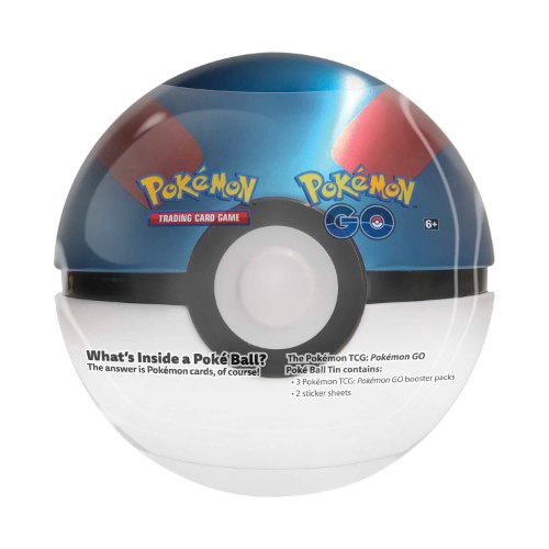 קלפי פוקימון TCG מקוריים מארז פח גרייטבול Pokémon TCG: Pokémon GO Great Ball Tin