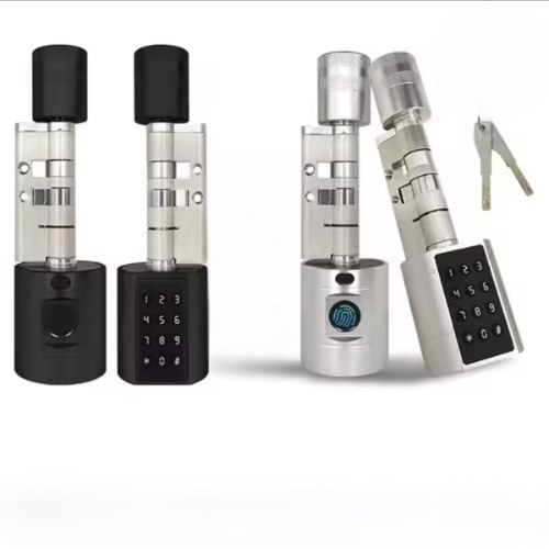 מנעול דלת חכם צילנדר מובנה טביעת אצבע – SmartLock