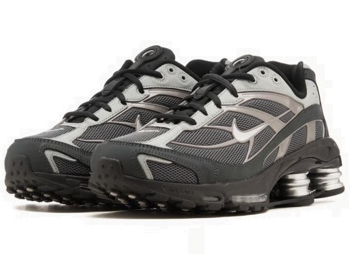 נעלי נייק Nike X Shox Supreme אפור כסוף