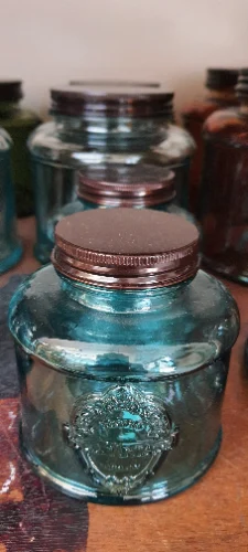 צנצנת וינטאג' טורקיז S