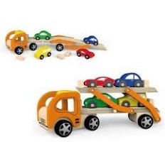 ויגה- מוביל 4 מכוניות מעץ