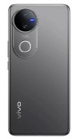 סמארטפון VIVO V50 5G 12GB+256GB שחור – מבט אחורי של סמארטפון שחור מציג מערך מצלמות עגול ולוגו vivo