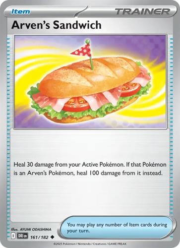 קלף בודד single פוקימון - arven's sandwich - Destined Rivals - 161/182