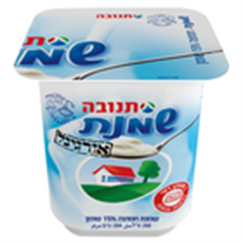 שמנת חמוצה אורגינל 15%, 200 מ"ל | תנובה