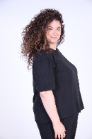 חולצת פיין ריב שחורה