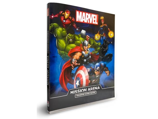 אלבום קלפים מרוול Marvel Mission Arena TCG 1st Edition Binder Avengers