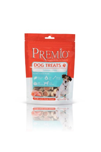 פרמיו חטיף לכלבים סושי סלמון 100 גרם - PREMIO TREATS SUSHI SALMON 100G