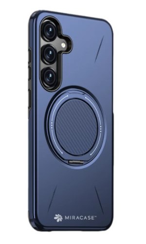 קייס פלסטיק לטלפון נייד מירקייס עבור Miramag Samsung S25 Plus כחול