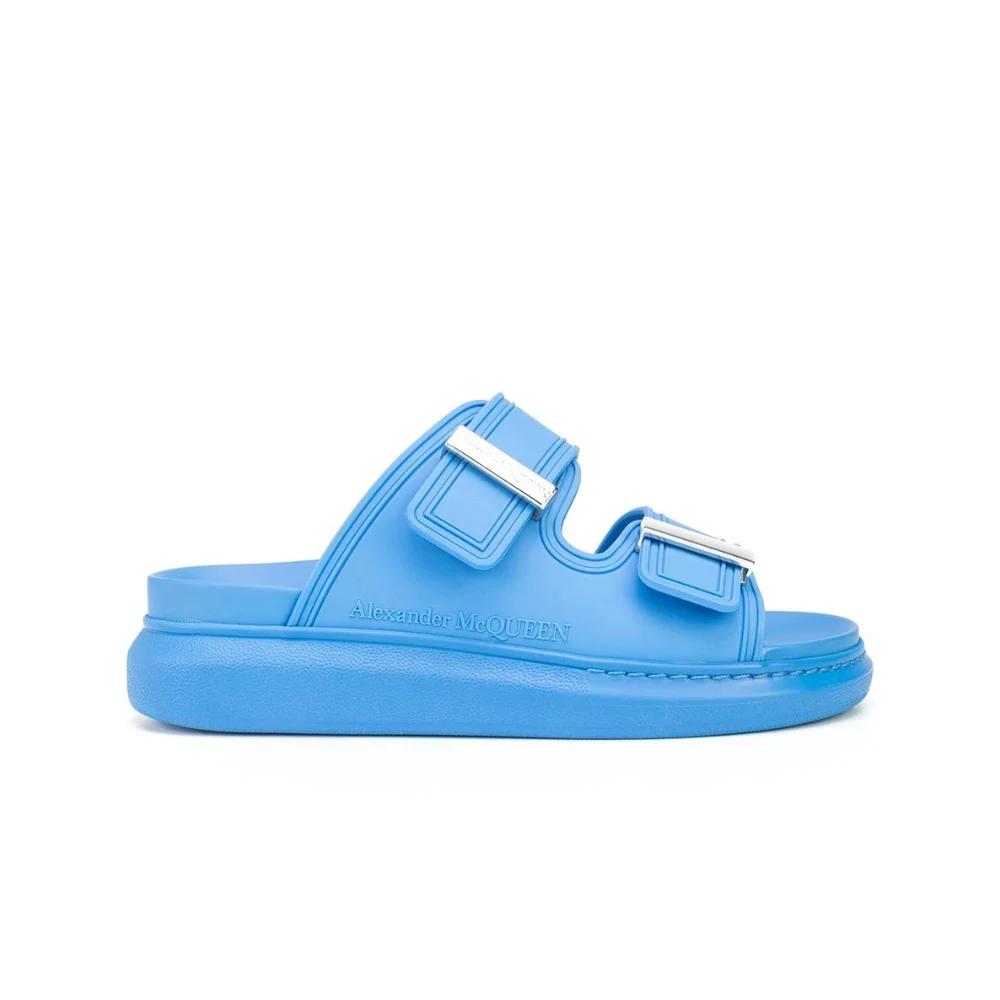 Alexander Mcqueen Sandals Light Blue Alexander Mcqueen