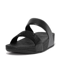 לולו סלייד שחור קריסטל פיטפלופ FITFLOP