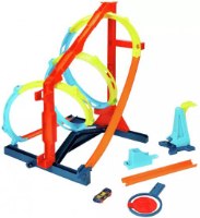 מסלול Hot Wheels Track Builder Unlimited Corkscrew Twist