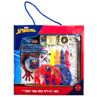 ספיידרמן - סט יצירה עטי ספריי וחותמות