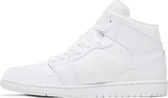Air Jordan 1 Mid Triple White 2022