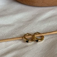 עגילי מיקה | עגיל חישוק עדין
