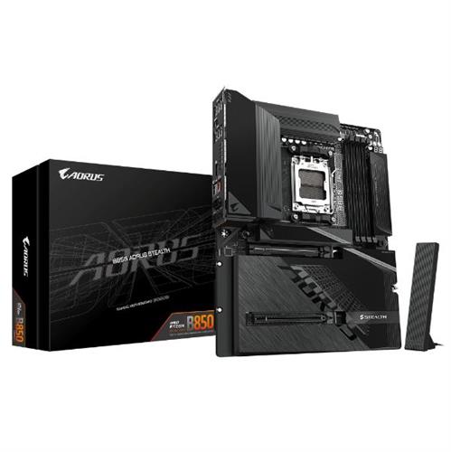 לוח אם עם מחברי חשמל מאחור Gigabyte B850 A STEALTH AM5 DDR5 WIFI7