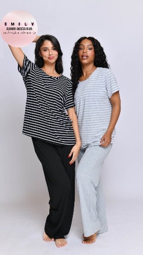 חליפת פיג׳מה stripes