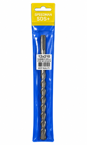 מקדח לפטישון ⁦SPEEDMAN SDS+⁩ – ⁦12×210⁩ מ״מ