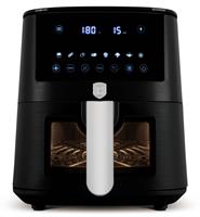 סיר טיגון ללא שמן 5 ליטר Berlinger Haus Matte Black BH-9557 במבט חזיתי