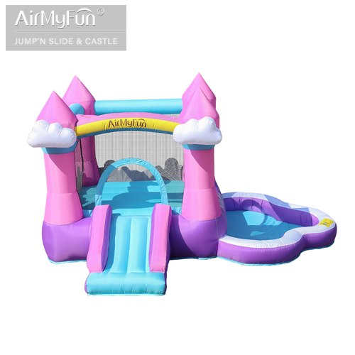 מתנפח הטירה הסגולה עם בריכת כדורים D82078 מבית Doctor Dolphin