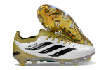 שרוכים - נעלי כדורגל אדידס Adidas Predator לבן זהב