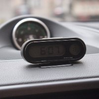 שעון ומד טמפרטורה דיגיטלי לרכב