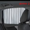 חלונות אחוריים - אפור - וילונות מגנטים לרכב
