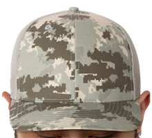 Camo trucker hat