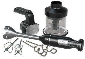 בלנדר ידני 3 ב-1 Ninja CI100EU 850W – כל חלקי הערכה עם אביזרים נלווים בצבע שחור