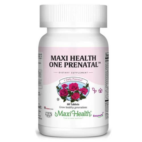 -- פרנטל מולטי ויטמין להריון -- Maxi Health, מכיל 60 טבליות