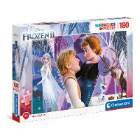 קלמנטוני -  פאזל 180 חלקים  דיסני  פרוזן 2 - Clementoni Super Color Frozen