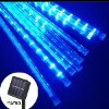 כחול - מארז 8 פסי לד סולאריים לעצים ולגינה Light Sticks