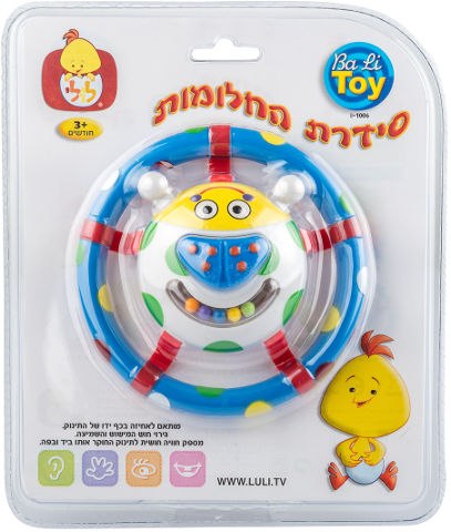 נשכן/רעשן לולי פרצוף לפעוטות