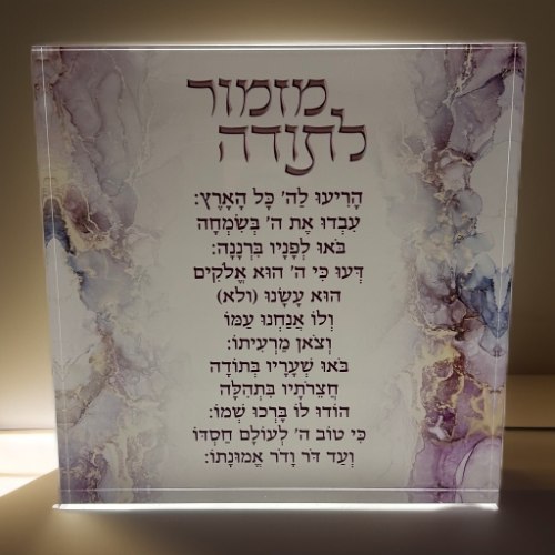 מזמור לתודה שמים