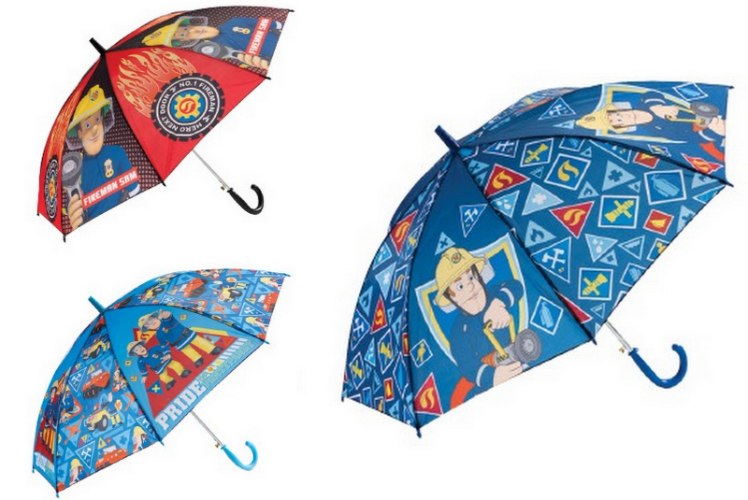 מטרייה לילדים סמי הכבאי צבעונית 90 ס"מ