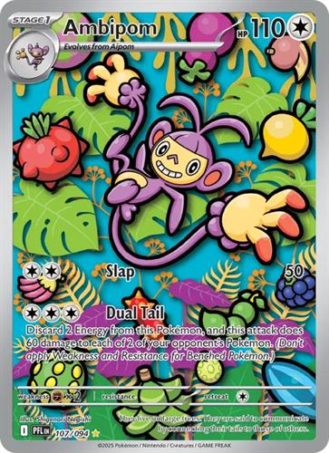קלף בודד single פוקימון - buneary - Phantasmal Flames - 107/132