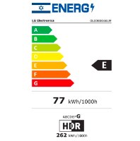 טלוויזיה חכמה 65" 4K OLED evo G6 דגם LG OLED65G66LW