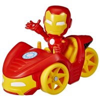 ספיידי - דמות איירון מן ומכונית משוך וסע - SPIDEY